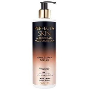 Perfecta, Nettoyant pour le visage, Magorzata Kozuchowska Emulsion nettoyante hydratante 3-en-1 pour le visage 300ml (Lait nettoyant, 300 ml) - Publicité Perfecta, Nettoyant pour le visage, Magorzata Kozuchowska Emulsion nettoyante hydratante 3-en-1 pour le visage 300ml (Lait nettoyant, 300 ml) - Publicité