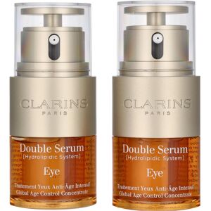Clarins, Soin des yeux, Double Serum Eye (Soin des yeux Sérum, Jour + nuit, 40 ml) - Publicité Clarins, Soin des yeux, Double Serum Eye (Soin des yeux Sérum, Jour + nuit, 40 ml) - Publicité