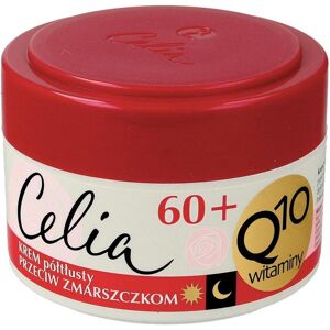 Celia, Lotion pour le corps, Q10 Vitamins 60+ Crème semi-grasse contre les rides avec collagène pour le jour et la nuit 50Ml (Crème pour le corps, 50 ml) - Publicité Celia, Lotion pour le corps, Q10 Vitamins 60+ Crème semi-grasse contre les rides avec collagène pour le jour et la nuit 50Ml (Crème pour le corps, 50 ml) - Publicité