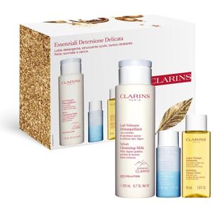 Clarins, Set cadeau beauté, Moisturizing Cleansing Essentials (Kit de soins du visage) - Publicité Clarins, Set cadeau beauté, Moisturizing Cleansing Essentials (Kit de soins du visage) - Publicité
