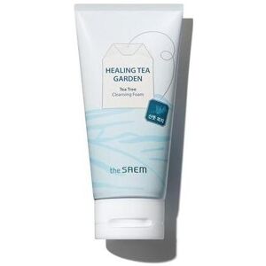 The Saem, Nettoyant pour le visage, Mousse nettoyante à l'huile d'arbre à thé (Mousse nettoyante, 150 ml) - Publicité The Saem, Nettoyant pour le visage, Mousse nettoyante à l'huile d'arbre à thé (Mousse nettoyante, 150 ml) - Publicité