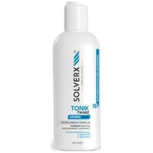 Solverx, Nettoyant pour le visage, Atopic Skin Delicate Tonic Conçu pour la peau atopique et psoriatique 200Ml (Tonique visage, 200 ml) - Publicité Solverx, Nettoyant pour le visage, Atopic Skin Delicate Tonic Conçu pour la peau atopique et psoriatique 200Ml (Tonique visage, 200 ml) - Publicité