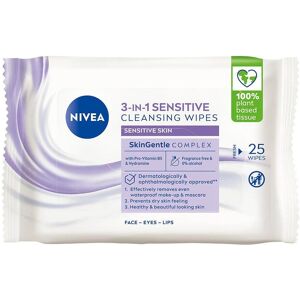 NIVEA, Nettoyant pour le visage, Sensitive Cleansing Wipes (Lingettes nettoyantes pour le visage, 150 g) - Publicité NIVEA, Nettoyant pour le visage, Sensitive Cleansing Wipes (Lingettes nettoyantes pour le visage, 150 g) - Publicité