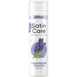 Gillette Mousse + gel à raser, Satin Care Pure & Delicate (200 ml, Gel de rasage) - Publicité Gillette Mousse + gel à raser, Satin Care Pure & Delicate (200 ml, Gel de rasage) - Publicité