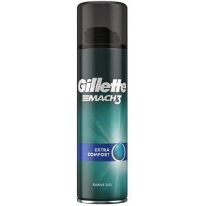 Gillette Mousse + gel à raser, Mach3 Extra Comfort Gel à raser 200ml (200 ml, Gel de rasage) - Publicité Gillette Mousse + gel à raser, Mach3 Extra Comfort Gel à raser 200ml (200 ml, Gel de rasage) - Publicité