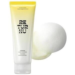 Returnu, Nettoyant pour le visage, Vitatone Foam Cleanser for Face Wash - Korean Skincare Facial Cleanser (Mousse nettoyante, 120 ml) - Publicité Returnu, Nettoyant pour le visage, Vitatone Foam Cleanser for Face Wash - Korean Skincare Facial Cleanser (Mousse nettoyante, 120 ml) - Publicité