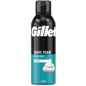 Gillette Mousse + gel à raser, Sensitive Basis mousse à raser (200 ml, Mousse à raser) - Publicité Gillette Mousse + gel à raser, Sensitive Basis mousse à raser (200 ml, Mousse à raser) - Publicité