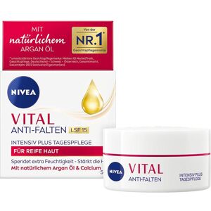 NIVEA, Crème visage, Vital Anti-Rides Intensif Plus Soin de Jour SPF 15 (50 ml, Crème de jour, SPF 15) - Publicité NIVEA, Crème visage, Vital Anti-Rides Intensif Plus Soin de Jour SPF 15 (50 ml, Crème de jour, SPF 15) - Publicité