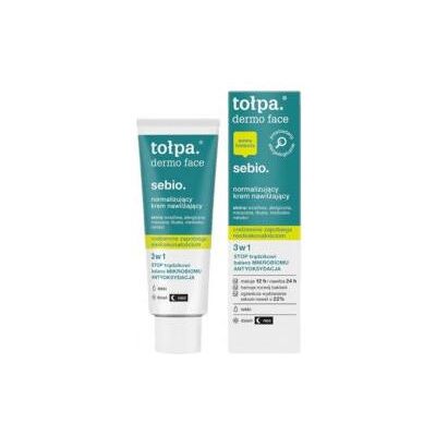 Tołpa, Sérum visage, Dermo Face Sebio Normalizujący krem nawilżający 3w1 40ml (40 ml) - Publicité Tołpa, Sérum visage, Dermo Face Sebio Normalizujący krem nawilżający 3w1 40ml (40 ml) - Publicité