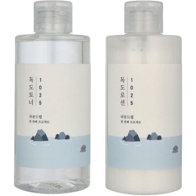 Ensemble Toner et Lotion Round Lab 1025 Dokdo - Hydratant & Nourrissant - Publicité Ensemble Toner et Lotion Round Lab 1025 Dokdo - Hydratant & Nourrissant - Publicité