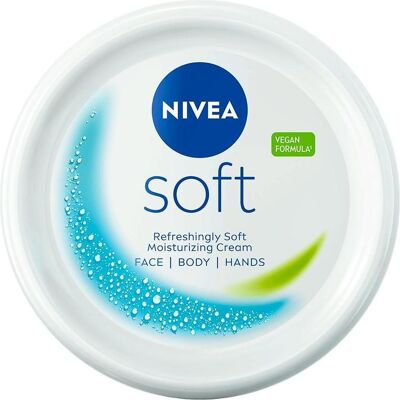 NIVEA Soft 200ml Crème Hydratante Visage & Corps - Publicité NIVEA Soft 200ml Crème Hydratante Visage & Corps - Publicité