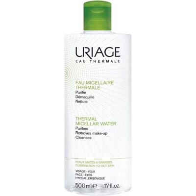 Eau Micellaire Thermale Uriage pour Peau Mixte à Grasse (500 ml) - Publicité Eau Micellaire Thermale Uriage pour Peau Mixte à Grasse (500 ml) - Publicité