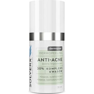 Solverx Dermopeel - Peeling à l'acide azélaïque 20% - 30 ml - Publicité Solverx Dermopeel - Peeling à l'acide azélaïque 20% - 30 ml - Publicité