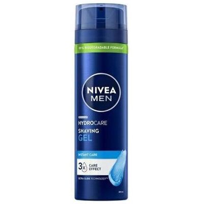 NIVEA, Mousse + gel à raser, Men Protect & Care Shaving Gel 200ml (200 ml, Gel de rasage) - Publicité NIVEA, Mousse + gel à raser, Men Protect & Care Shaving Gel 200ml (200 ml, Gel de rasage) - Publicité