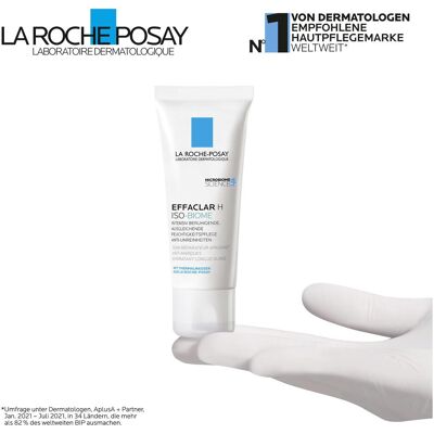 La Roche Posay Effaclar H Isobiome - Crème visage - Publicité La Roche Posay Effaclar H Isobiome - Crème visage - Publicité