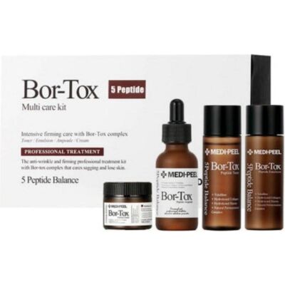 Medi-Peel BOR - TOX 5 Peptide Multi Care Kit - Ensemble anti-âge - Publicité Medi-Peel BOR - TOX 5 Peptide Multi Care Kit - Ensemble anti-âge - Publicité