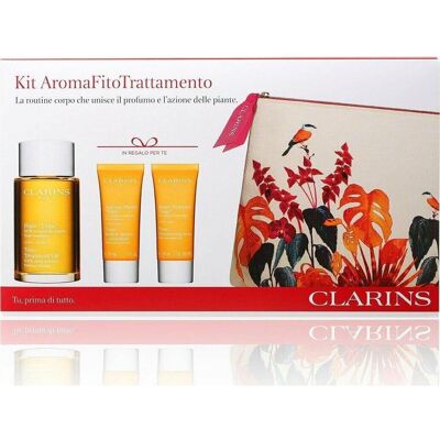 Ensemble de soins corps et visage Clarins - Publicité Ensemble de soins corps et visage Clarins - Publicité
