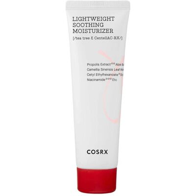 COSRX Marque Hydratant Léger Apaisant - Hydratant pour peau grasse et à tendance acnéique - Publicité COSRX Marque Hydratant Léger Apaisant - Hydratant pour peau grasse et à tendance acnéique - Publicité