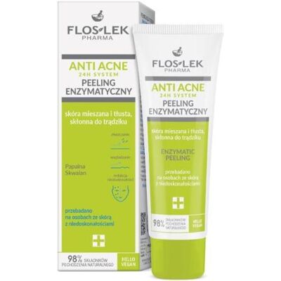 FlosLek Laboratorium Anti Acne Balance T-Zone Gommage Enzymatique - Gommage enzymatique pour peau grasse et mixte - Publicité FlosLek Laboratorium Anti Acne Balance T-Zone Gommage Enzymatique - Gommage enzymatique pour peau grasse et mixte - Publicité