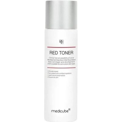 Tonique Rouge Medicube pour peau sensible et à tendance acnéique - Toner - Publicité Tonique Rouge Medicube pour peau sensible et à tendance acnéique - Toner - Publicité