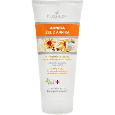 Gel d'Arnica Flos-Lek - Contusions, Gonflements, 200ml - Publicité Gel d'Arnica Flos-Lek - Contusions, Gonflements, 200ml - Publicité