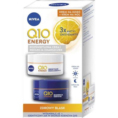 NIVEA, Set cadeau beauté, Q10 Day Cream Night Cream 50ml (Kit de soins du visage) - Publicité NIVEA, Set cadeau beauté, Q10 Day Cream Night Cream 50ml (Kit de soins du visage) - Publicité