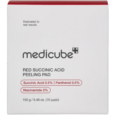 Medicube Disque Exfoliant à l’Acide Succínico Rouge - Soins pour peau acnéique - Publicité Medicube Disque Exfoliant à l’Acide Succínico Rouge - Soins pour peau acnéique - Publicité