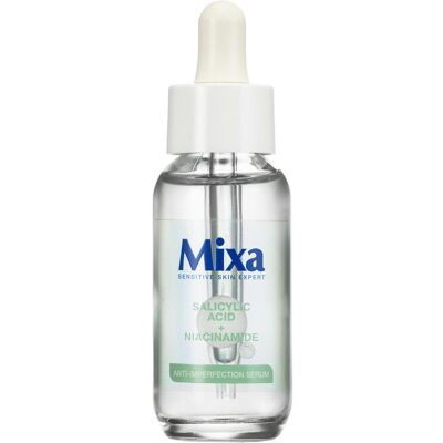Sérum Mixa Acide Salicylique + Niacinamide - Anti-imperfections - Publicité Sérum Mixa Acide Salicylique + Niacinamide - Anti-imperfections - Publicité