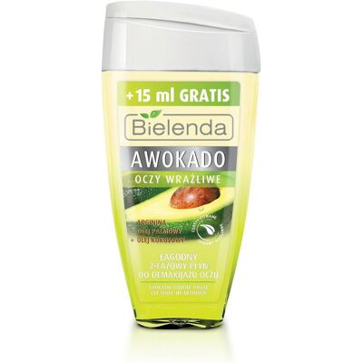 Démaquillant Yeux Biphasé à l'Avocat Bielenda - 140ml - Publicité Démaquillant Yeux Biphasé à l'Avocat Bielenda - 140ml - Publicité