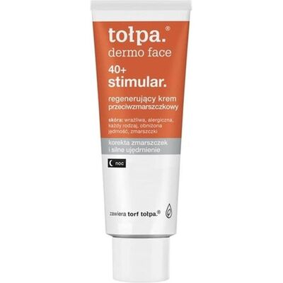 Tołpa, Crème visage, Tolpa Dermo Face 40+ Stimular Regenerating Anti-Wrinkle Cream Night 40ml (40 ml, Crème de nuit) - Publicité Tołpa, Crème visage, Tolpa Dermo Face 40+ Stimular Regenerating Anti-Wrinkle Cream Night 40ml (40 ml, Crème de nuit) - Publicité