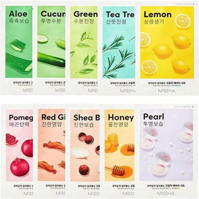 Missha, Masque pour le visage, Kit Airy Fit (19 g) - Publicité Missha, Masque pour le visage, Kit Airy Fit (19 g) - Publicité