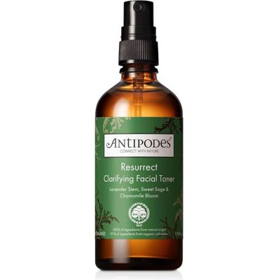 Antipodes, Nettoyant pour le visage, Resurrect ( Clarify ing Facial Toner) 100 ml (Tonique visage, 100 ml) - Publicité Antipodes, Nettoyant pour le visage, Resurrect ( Clarify ing Facial Toner) 100 ml (Tonique visage, 100 ml) - Publicité