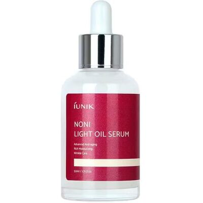iUNIK Noni Light Oil Serum 50 ml - Sérum régénérant pour le visage - Publicité iUNIK Noni Light Oil Serum 50 ml - Sérum régénérant pour le visage - Publicité