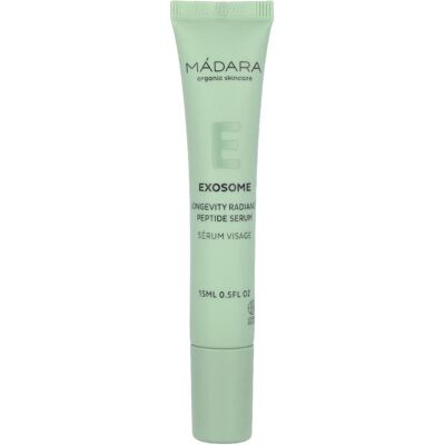 Madara, Sérum visage, Sérum aux peptides « Exosome Longevity Radiance » (15 ml) - Publicité Madara, Sérum visage, Sérum aux peptides « Exosome Longevity Radiance » (15 ml) - Publicité
