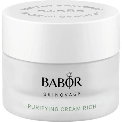 Babor - SKINOVAGE Crème Purifiante Riche - Contrôle de la graisse, Anti-imperfections - Publicité Babor - SKINOVAGE Crème Purifiante Riche - Contrôle de la graisse, Anti-imperfections - Publicité