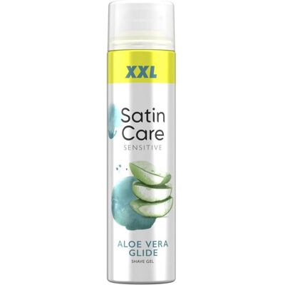 Gillette Mousse + gel à raser, Venus Satin Care Gel Aloe Vera 240 ml (240 ml, Gel de rasage) - Publicité Gillette Mousse + gel à raser, Venus Satin Care Gel Aloe Vera 240 ml (240 ml, Gel de rasage) - Publicité