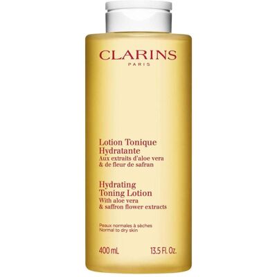 MyClarins, Nettoyant pour le visage, Clarins - Hydrating toning water for normal to dry skin (Hydrating Toning Lotion) 400 ml (Tonique visage, 400 ml) - Publicité MyClarins, Nettoyant pour le visage, Clarins - Hydrating toning water for normal to dry skin (Hydrating Toning Lotion) 400 ml (Tonique visage, 400 ml) - Publicité