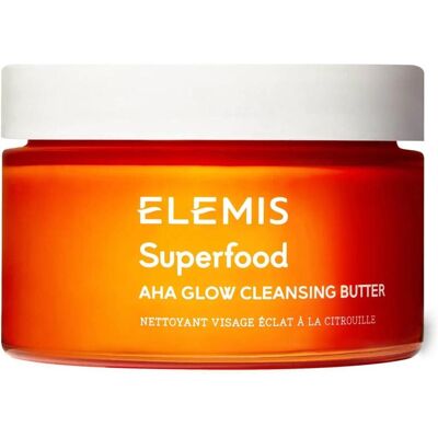 Beurre Nettoyant Éclat AHA Superfood d'Elemis - Publicité Beurre Nettoyant Éclat AHA Superfood d'Elemis - Publicité