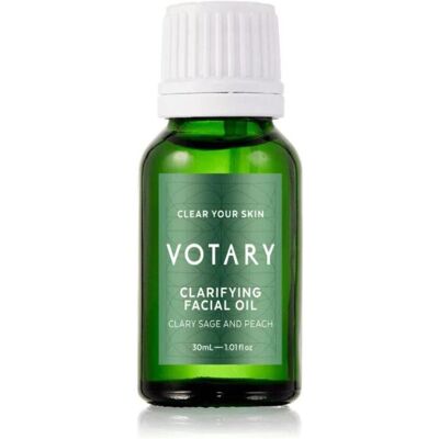 Votary, Nettoyant pour le visage, Huile clarifiante à la sauge sclarée pour le visage - 30 Ml (Huile nettoyante, 30 ml) - Publicité Votary, Nettoyant pour le visage, Huile clarifiante à la sauge sclarée pour le visage - 30 Ml (Huile nettoyante, 30 ml) - Publicité