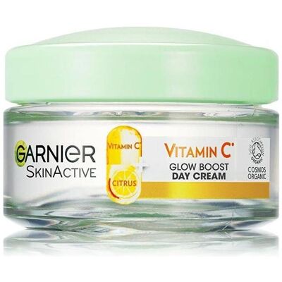Garnier Skin Naturals Vitamine C Glow Boost Crème de Jour - Éclaircissante & Lissante - Publicité Garnier Skin Naturals Vitamine C Glow Boost Crème de Jour - Éclaircissante & Lissante - Publicité