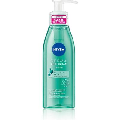 Nivea Derma Skin Clear Gel - Peau à tendance acnéïque - Publicité Nivea Derma Skin Clear Gel - Peau à tendance acnéïque - Publicité