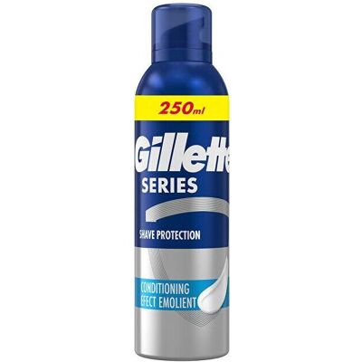Gillette Mousse + gel à raser, Shaving foam Series Conditioning foam - WE ARE WAITING FOR THE PHOTOS TO BE REDUCED - Publicité Gillette Mousse + gel à raser, Shaving foam Series Conditioning foam - WE ARE WAITING FOR THE PHOTOS TO BE REDUCED - Publicité