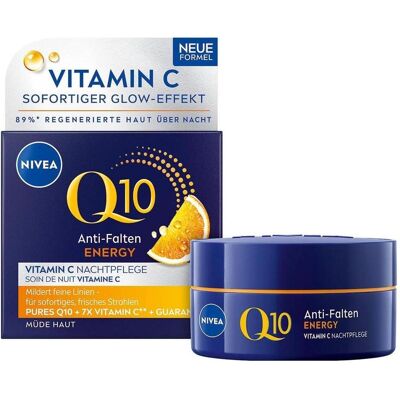 NIVEA, Crème visage, Q10 Energy Anti-Falten Nachtpflege (50 ml, Baume visage) - Publicité NIVEA, Crème visage, Q10 Energy Anti-Falten Nachtpflege (50 ml, Baume visage) - Publicité
