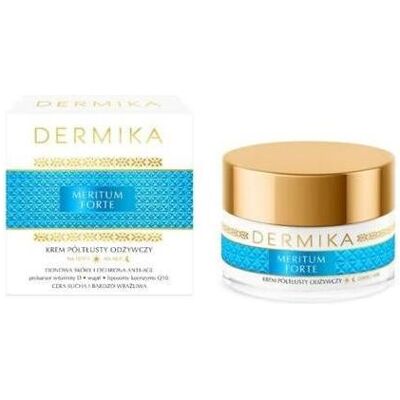 Crème visage Dermika Meritum Forte - Peau sensible anti-âge - Publicité Crème visage Dermika Meritum Forte - Peau sensible anti-âge - Publicité