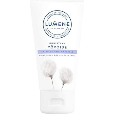 Lumene KLASSIKKO Uudistava yövoide - Crème de nuit - Publicité Lumene KLASSIKKO Uudistava yövoide - Crème de nuit - Publicité