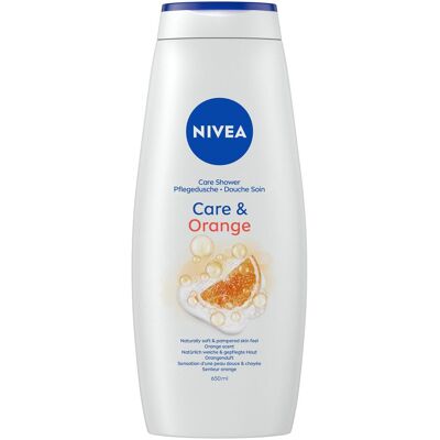 NIVEA, Gel douche, Care & Orange (650 ml) - Publicité NIVEA, Gel douche, Care & Orange (650 ml) - Publicité