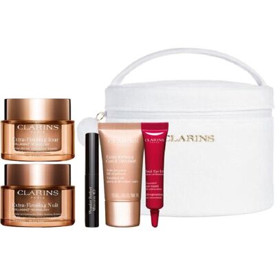 Clarins, Set cadeau beauté, Collection Extra Firming Holiday Season 25 VP (Kit de soins du visage) - Publicité Clarins, Set cadeau beauté, Collection Extra Firming Holiday Season 25 VP (Kit de soins du visage) - Publicité