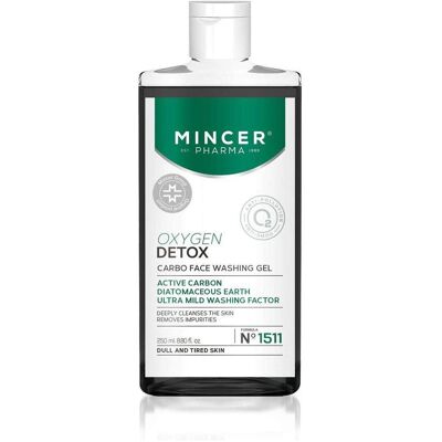 Mincer Pharma Oxygen Detox Carbo Gel - Gel Nettoyant Visage - Publicité Mincer Pharma Oxygen Detox Carbo Gel - Gel Nettoyant Visage - Publicité