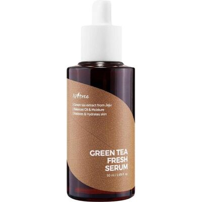 Sérum Frais au Thé Vert Isntree - Hydratant, Contrôle du Sébum, Antioxidant - Publicité Sérum Frais au Thé Vert Isntree - Hydratant, Contrôle du Sébum, Antioxidant - Publicité