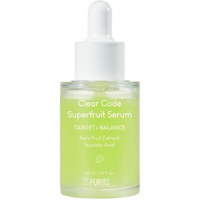 Sérum Super Fruit Purito 30ml - Sérum facial pour peau grasse et mixte - Publicité Sérum Super Fruit Purito 30ml - Sérum facial pour peau grasse et mixte - Publicité